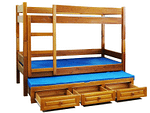 מיטת קומותיים עץ מלא