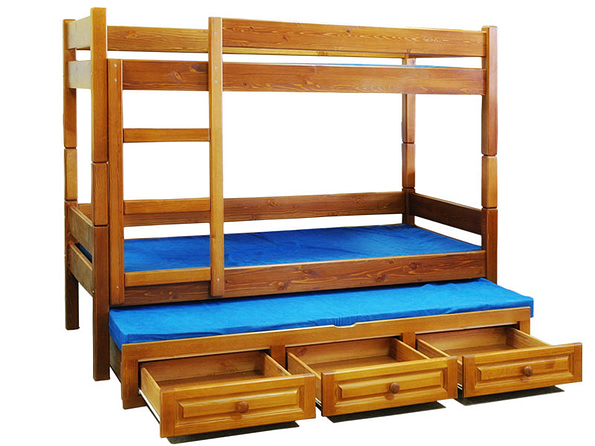 מיטת קומותיים עץ מלא